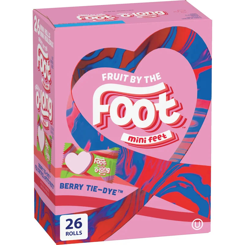Fruit by the Foot Mini Feet Berry Tie-Dye x4